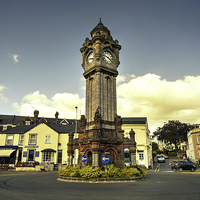 Buy canvas prints of  Exeter Clock Tower  by Rob Hawkins