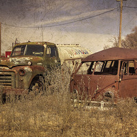 Buy canvas prints of  Abandoned Classics  by Rob Hawkins