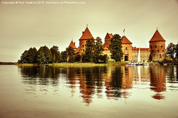  Trakai Castle  Picture Board by Rob Hawkins