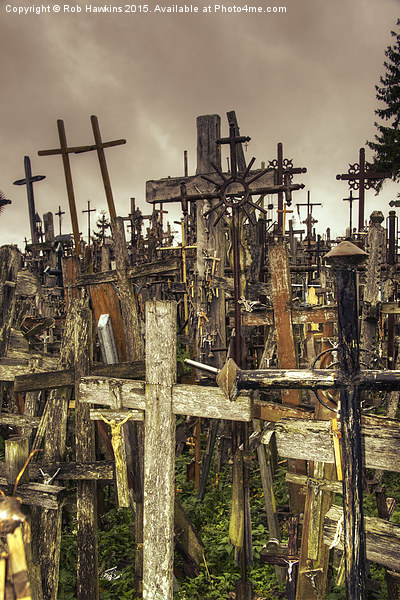  Hill of Crosses  Picture Board by Rob Hawkins