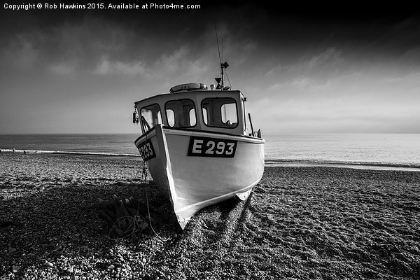  a Branscombe Boat  Picture Board by Rob Hawkins