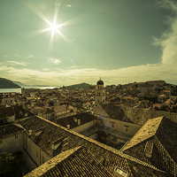 Buy canvas prints of  Dubrovnik Sunshine  by Rob Hawkins