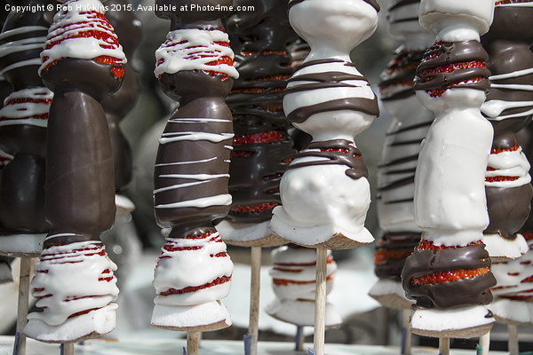  Strawberry Chocmallow kebabs  Picture Board by Rob Hawkins