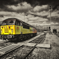 Buy canvas prints of  The Class 56  by Rob Hawkins
