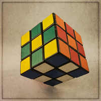 Buy canvas prints of  Cube of Rube  by Rob Hawkins