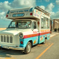 Buy canvas prints of Transit Ice Cream  by Rob Hawkins