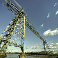 Buy canvas prints of Newport Transporter Bridge  by Rob Hawkins