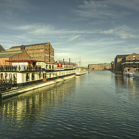 Buy canvas prints of Oliver Cromwell at Gloucester Docks  by Rob Hawkins