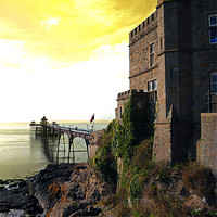 Buy canvas prints of Clevedon Pier by Rob Hawkins