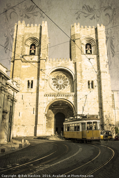 Cathedral Tram  Picture Board by Rob Hawkins