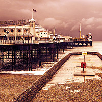 Buy canvas prints of Brighton's Grand Pier  by Rob Hawkins