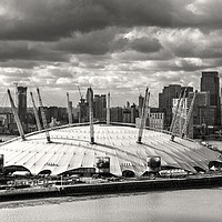 Buy canvas prints of Mono Dome Citiscape  by Rob Hawkins