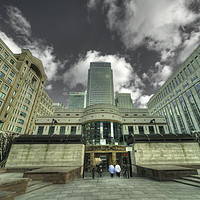 Buy canvas prints of Canary Wharf Tower  by Rob Hawkins