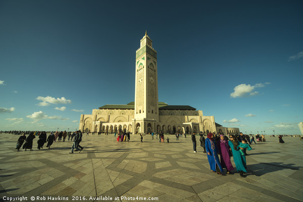 Mosque Casablanca  Picture Board by Rob Hawkins