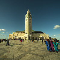 Buy canvas prints of Mosque Casablanca  by Rob Hawkins