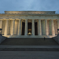 Buy canvas prints of Lincoln Memorial Twylight  by Rob Hawkins