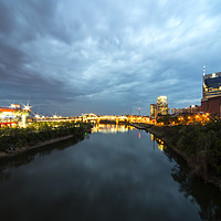 Buy canvas prints of Nashville River Twylight  by Rob Hawkins