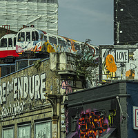 Buy canvas prints of Shoreditch Tubes  by Rob Hawkins