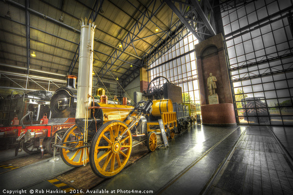 Stephenson's Rocket  Picture Board by Rob Hawkins