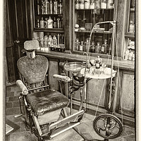 Buy canvas prints of The Old dentists chair  by Rob Hawkins