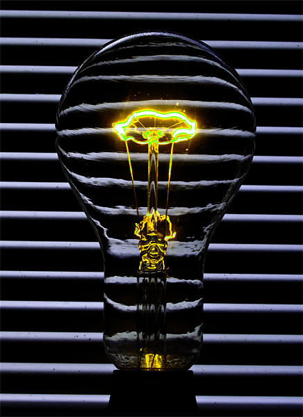 Light Bulb Yellow Picture Board by Rob Hawkins