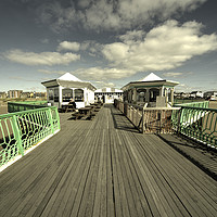 Buy canvas prints of The pier at St Annes on sea  by Rob Hawkins