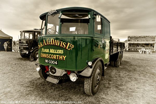 The Foden Wagon  Picture Board by Rob Hawkins