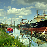 Buy canvas prints of Blaengur  at Gdansk Shipyard  by Rob Hawkins