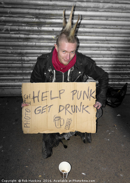 Help Punk get Drunk  Picture Board by Rob Hawkins