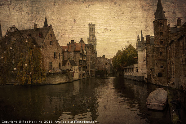 a Brugge Texture  Picture Board by Rob Hawkins