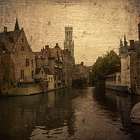 Buy canvas prints of a Brugge Texture  by Rob Hawkins