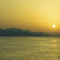 Buy canvas prints of Cretan Sunset  by Rob Hawkins