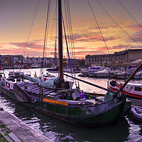 Buy canvas prints of Bristol Harbour Sunset  by Rob Hawkins