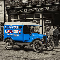 Buy canvas prints of Steam Laundry Van  by Rob Hawkins