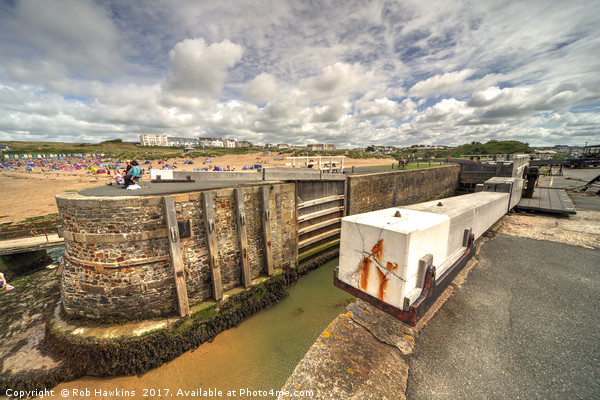 Bude Canal Lock  Picture Board by Rob Hawkins