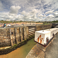 Buy canvas prints of Bude Canal Lock  by Rob Hawkins