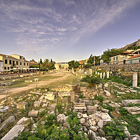 Buy canvas prints of Athens Forum  by Rob Hawkins