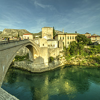 Buy canvas prints of Mostar Bridge  by Rob Hawkins