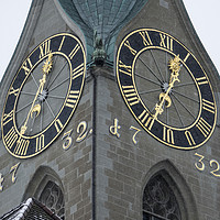 Buy canvas prints of Zurich Clock  by Rob Hawkins