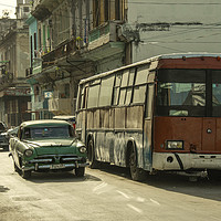 Buy canvas prints of Havana Bus  by Rob Hawkins