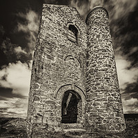 Buy canvas prints of Cripplesease Engine House in Mono  by Rob Hawkins
