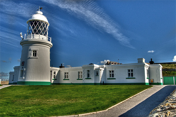 Pendeen Lighthouse Picture Board by Rob Hawkins