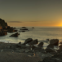 Buy canvas prints of Ilfracombe beach Sunset  by Rob Hawkins