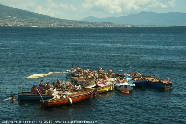 Neapolitan boat fest   Picture Board by Rob Hawkins