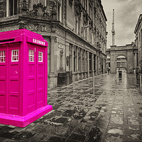 Buy canvas prints of Pink DOC Box  by Rob Hawkins