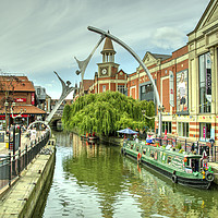 Buy canvas prints of Lincoln Waterside  by Rob Hawkins