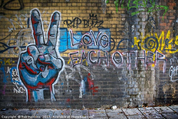 Love each Other  Picture Board by Rob Hawkins