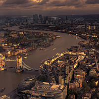 Buy canvas prints of Thames Meander Cityscape  by Rob Hawkins