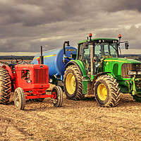 Buy canvas prints of Marshall and the Deere by Rob Hawkins