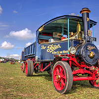 Buy canvas prints of The Foden Steam Wagon by Rob Hawkins